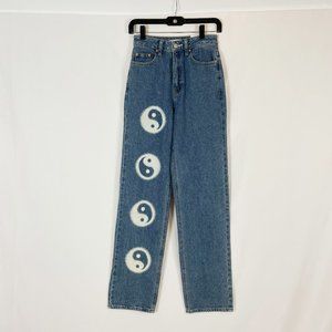 PacSun Jeans 90's Boyfriend Yin & Yang 24